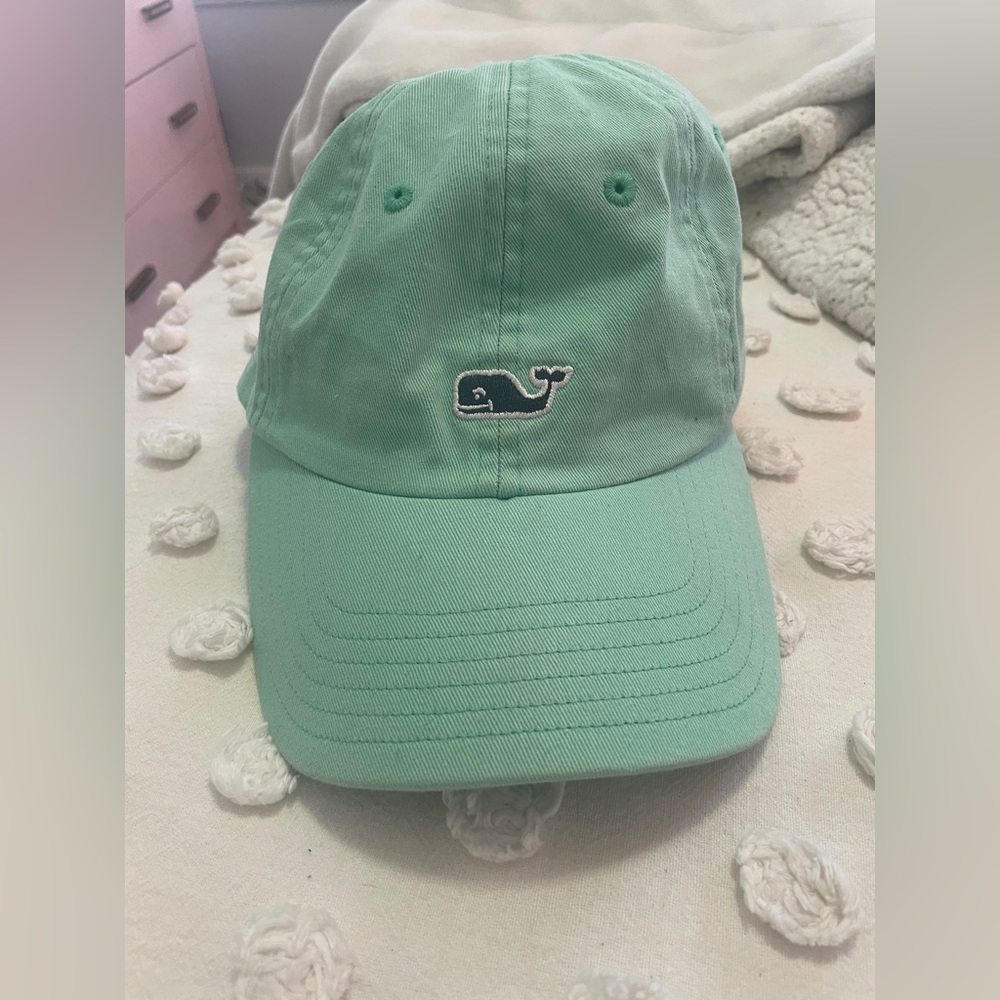 Teal vineyard vines hat